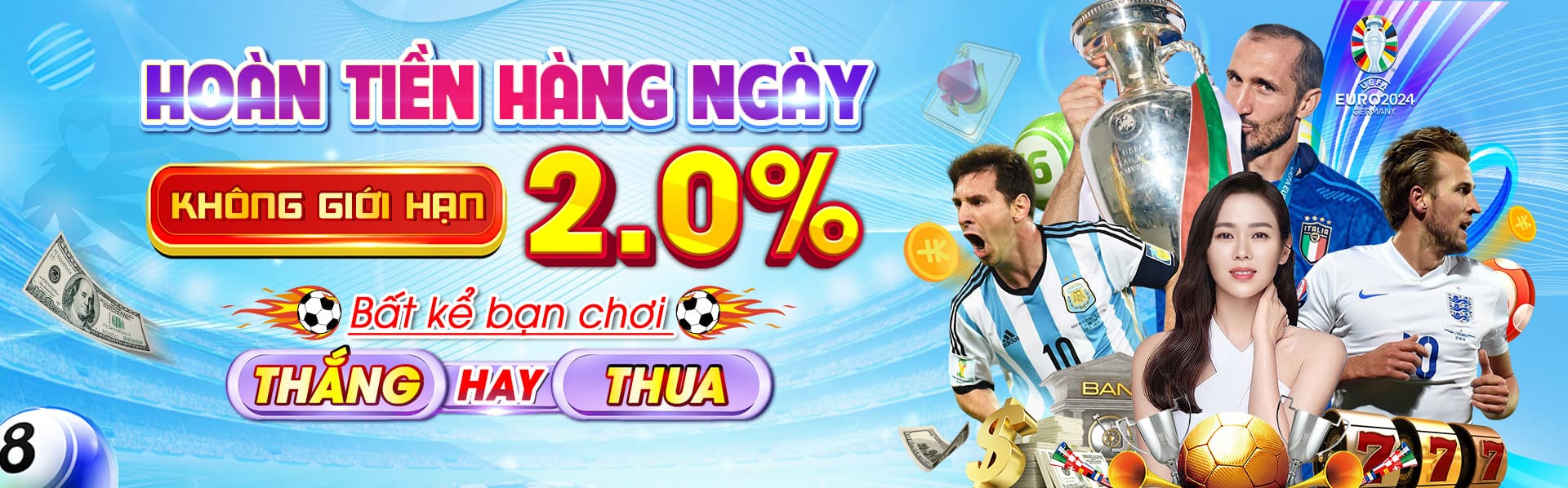 123b ưu đãi hoàn trả lên đến 2% mỗi ngày